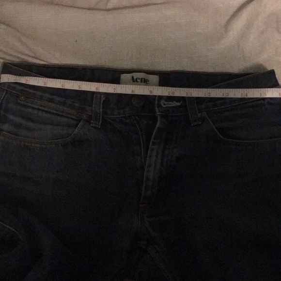 ACNE low rise cropped jeans - Picture 4 of 4